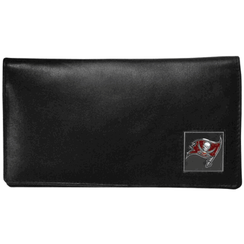 Tampa Bay Buccaneers Deluxe Leather Checkbook Cover