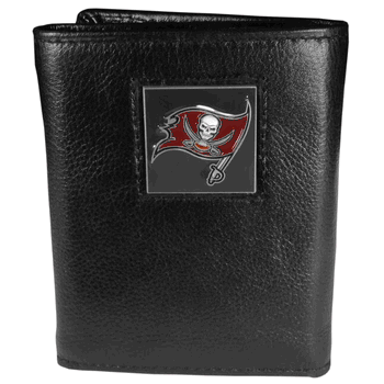 Tampa Bay Buccaneers Deluxe Leather Tri-fold Wallet