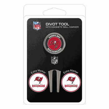 Tampa Bay Buccaneers Divot Tool Pack - Signature tool w/ 3 markers