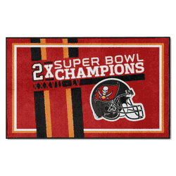 Tampa Bay Buccaneers Dynasty 4ft. x 6ft. Plush Area Rug