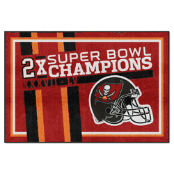 Tampa Bay Buccaneers Dynasty 5ft. x 8ft. Plush Area Rug