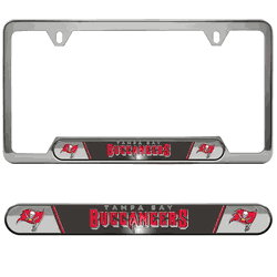 Tampa Bay Buccaneers Embossed License Plate Frame, 6.25in x 12.25in