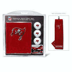 Tampa Bay Buccaneers Embroidered Towel Golf Gift Set