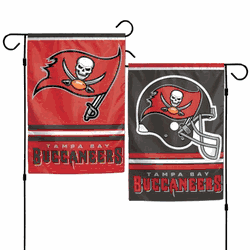 Tampa Bay Buccaneers Flag 12x18 Garden Style 2 Sided