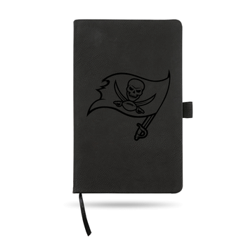 Tampa Bay Buccaneers Black - Primary Laser Engraved Small Notepad
