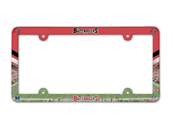 Tampa Bay Buccaneers License Plate Frame Plastic Full Color Style