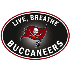 Tampa Bay Buccaneers Live-Breath Auto Decal