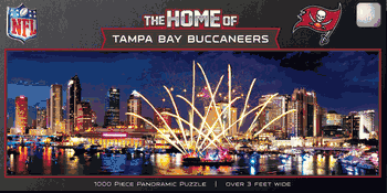 Tampa Bay Buccaneers NFL 1000pc Panoramic Puzzle - Stadium