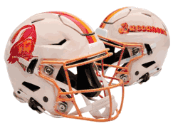 Tampa Bay Buccaneers NFL Full Size SPEEDFLEX Authentic Speed Football Helmet RETRO