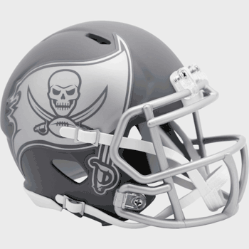 Tampa Bay Buccaneers NFL Mini Speed Football Helmet SLATE