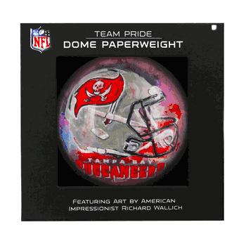 Tampa Bay Buccaneers Paperweight Domed