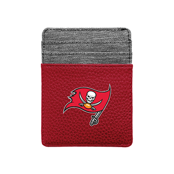 Tampa Bay Buccaneers Pebble Front Pocket Wallet