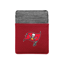 Tampa Bay Buccaneers Pebble Front Pocket Wallet