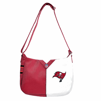 Tampa Bay Buccaneers Pebble Split Hobo Shoulder Bag