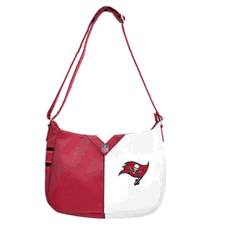 Tampa Bay Buccaneers Pebble Split Hobo Shoulder Bag