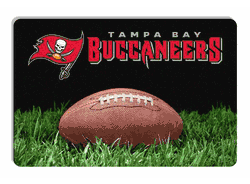 Tampa Bay Buccaneers Pet Bowl Mat Classic Football Size Large