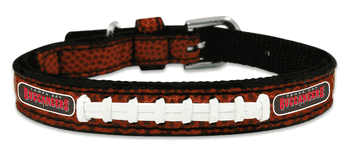 Tampa Bay Buccaneers Pet Collar Leather Classic Football Size Toy