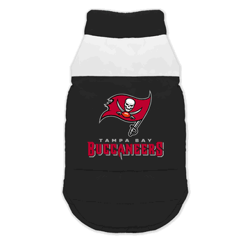 Tampa Bay Buccaneers Pet Parka Puff Vest Small