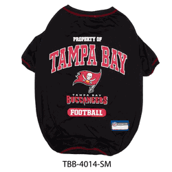 Tampa Bay Buccaneers Pet Tee Shirt Small
