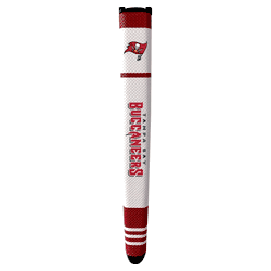 Tampa Bay Buccaneers Putter Grip (White with colored stripes)