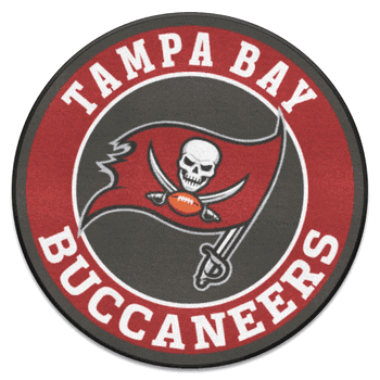 Tampa Bay Buccaneers Roundel Rug - 27in. Diameter