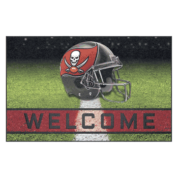 Tampa Bay Buccaneers Rubber Door Mat - 18in. x 30in.