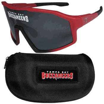 Tampa Bay Buccaneers Shield Sunglasses with Case
