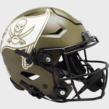 Tampa Bay Buccaneers SpeedFlex Full Size Football Helmet SALUTE TO SERVICE