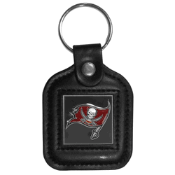 Tampa Bay Buccaneers Square Leatherette Key Chain
