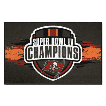 Tampa Bay Buccaneers Starter Mat Accent Rug - 19in. x 30in., 2021 Super Bowl LV Champions
