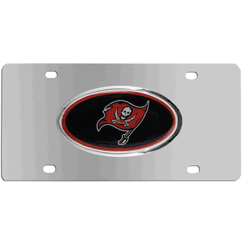 Tampa Bay Buccaneers Steel License Plate, Dome