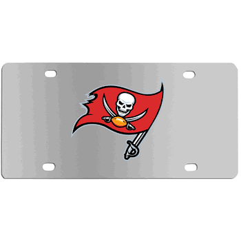 Tampa Bay Buccaneers Steel License Plate Wall Plaque