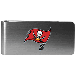 Tampa Bay Buccaneers Steel Money Clip, Logo
