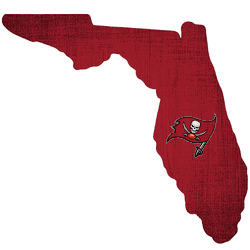 Tampa Bay Buccaneers Team Color Logo State Sign