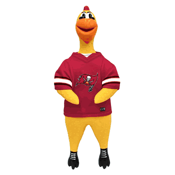 Tampa Bay Buccaneers Team Rubber Chicken Toy