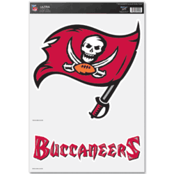 Tampa Bay Buccaneers Ultra Decal 11in x 17in Logo