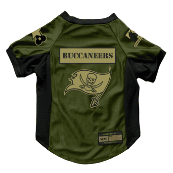 Tampa Bay Buccaneers Valor Pet Stretch Jersey - Medium