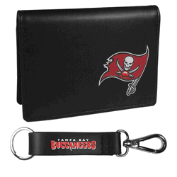 Tampa Bay Buccaneers Weekend Bi-fold Wallet & Strap Key Chain
