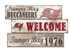 Tampa Bay Buccaneers Welcome 3 Plank