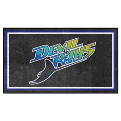 Tampa Bay Devil Rays 3ft. x 5ft. Plush Area Rug - Retro Collection