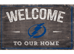 Tampa Bay Lightning 11x19 Welcome to our Home Sign