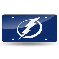 Tampa Bay Lightning  12" x 6" Laser Cut Tag For Car/Truck/SUV