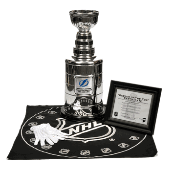 Tampa Bay Lightning 3 Time Champions Replica Stanley Cup 25