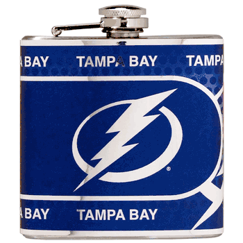Tampa Bay Lightning 6oz Stainless Steel Flask with Metallic Graphics