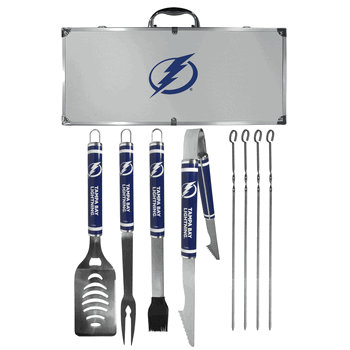 Tampa Bay Lightning 8 pc Logo BBQ Set