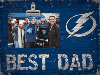 Tampa Bay Lightning Best Dad Clip Frame