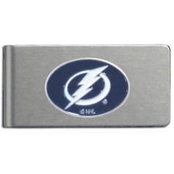 Tampa Bay Lightning Brushed Metal Money Clip