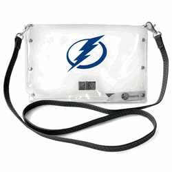 Tampa Bay Lightning Clear Envelope Purse STRAP