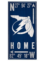 Tampa Bay Lightning Coordinate 6x12 Sign