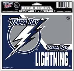 Tampa Bay Lightning Decal 5x6 Multi Use Color